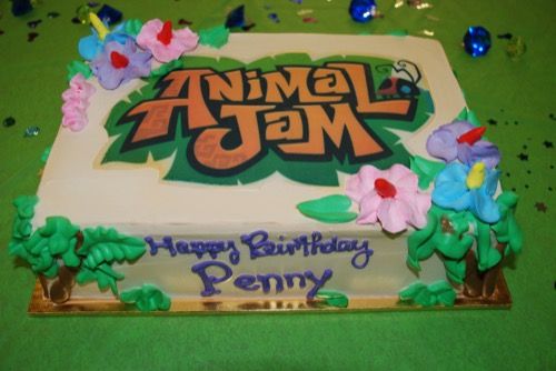 Animal Jam 9th Birthday Cake